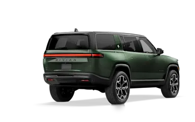 2026 R1S Forest Green alternative rear view