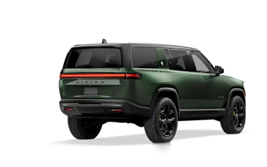 2025 R1S Forest Green alternative rear view
