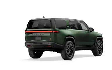 2026 R1S Forest Green alternative rear view