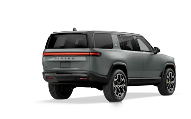 2025 R1S Limestone alternative rear view