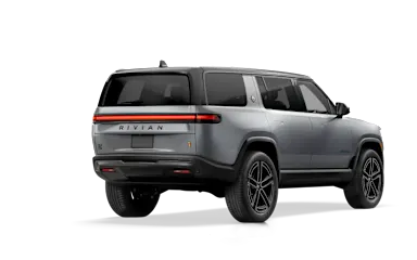 2026 R1S LA Silver alternative rear view