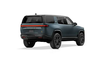 2026 R1S Storm Blue alternative rear view