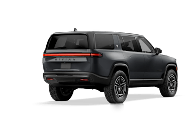2025 R1S El Cap Granite alternative rear view