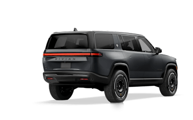 2025 R1S El Cap Granite alternative rear view