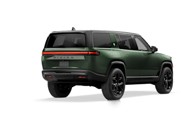 2025 R1S Forest Green alternative rear view