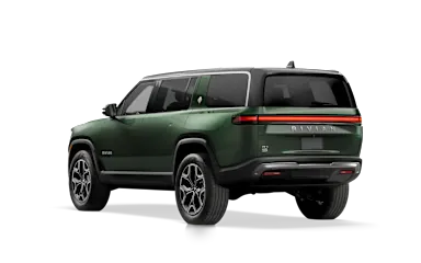 2024 R1S Forest Green rear view