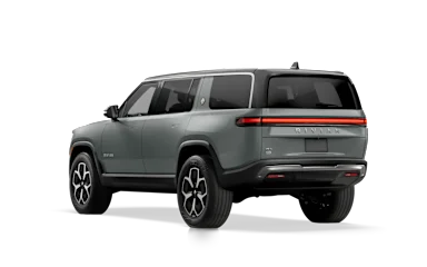2024 R1S Limestone rear view