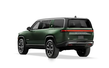 2024 R1S Forest Green rear view