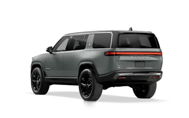 2023 R1S Limestone rear view