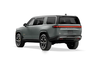 2023 R1S Limestone rear view