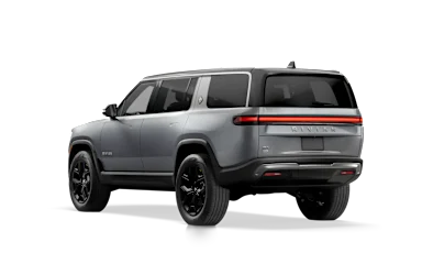 2024 R1S LA Silver rear view