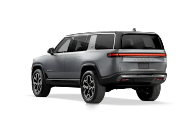 2024 R1S LA Silver rear view