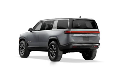 2022 R1S LA Silver rear view