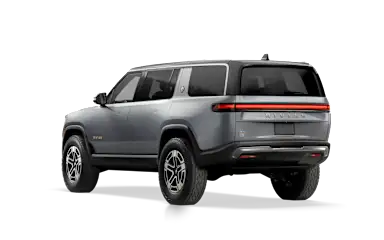 2022 R1S LA Silver rear view