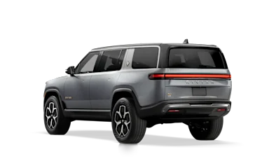 2023 R1S LA Silver rear view