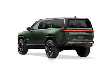 2025 R1S Forest Green rear view