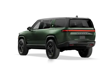 2026 R1S Forest Green rear view