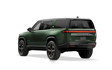 2026 R1S Forest Green rear view