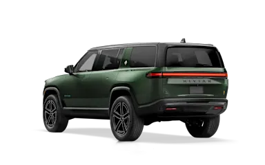 2026 R1S Forest Green rear view