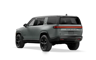 2025 R1S Limestone rear view
