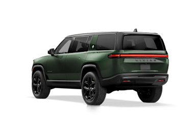 2025 R1S Forest Green rear view