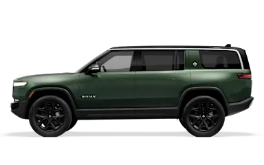 2023 R1S Forest Green side view