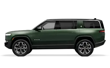 2024 R1S Forest Green side view