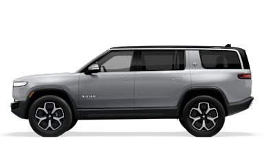 2024 R1S LA Silver side view