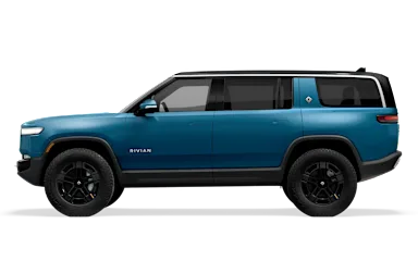 2024 R1S Rivian Blue side view