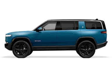 2024 R1S Rivian Blue side view