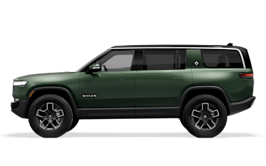 2024 R1S Forest Green side view