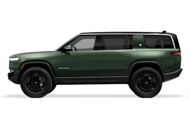 2023 R1S Forest Green side view