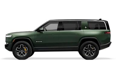 2023 R1S Forest Green side view