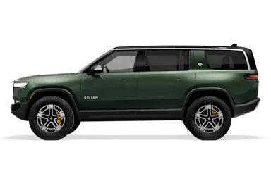 2023 R1S Forest Green side view
