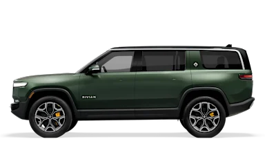 2022 R1S Forest Green side view