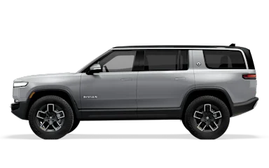 2023 R1S LA Silver side view