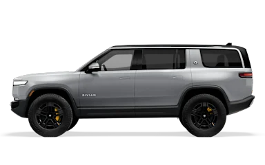 2023 R1S LA Silver side view