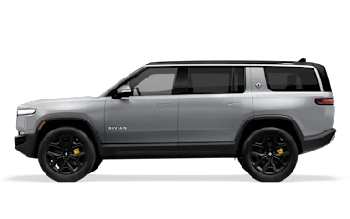 2023 R1S LA Silver side view