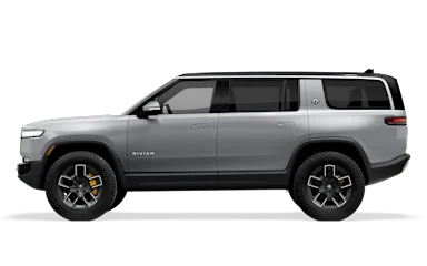 2022 R1S LA Silver side view