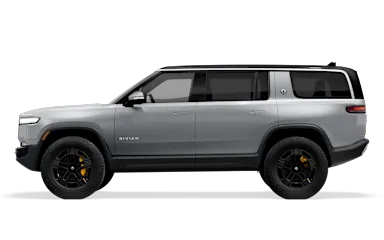 2022 R1S LA Silver side view