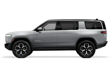 2023 R1S LA Silver side view