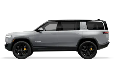 2022 R1S LA Silver side view