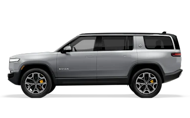 2023 R1S LA Silver side view
