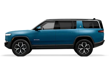 2024 R1S Rivian Blue side view
