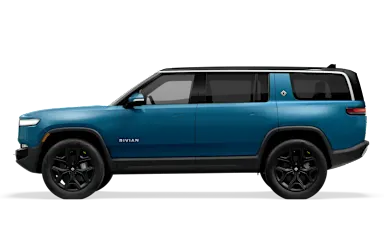 2024 R1S Rivian Blue side view