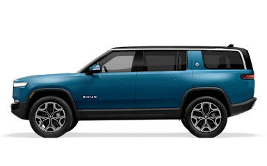 2024 R1S Rivian Blue side view