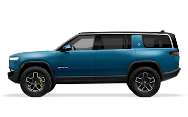 2024 R1S Rivian Blue side view