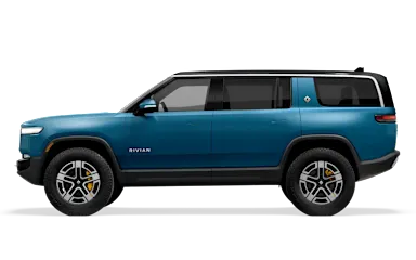 2022 R1S Rivian Blue side view
