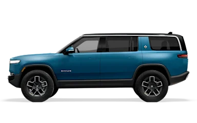 2026 R1S Rivian Blue side view