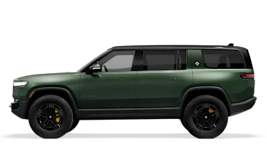 2025 R1S Forest Green side view